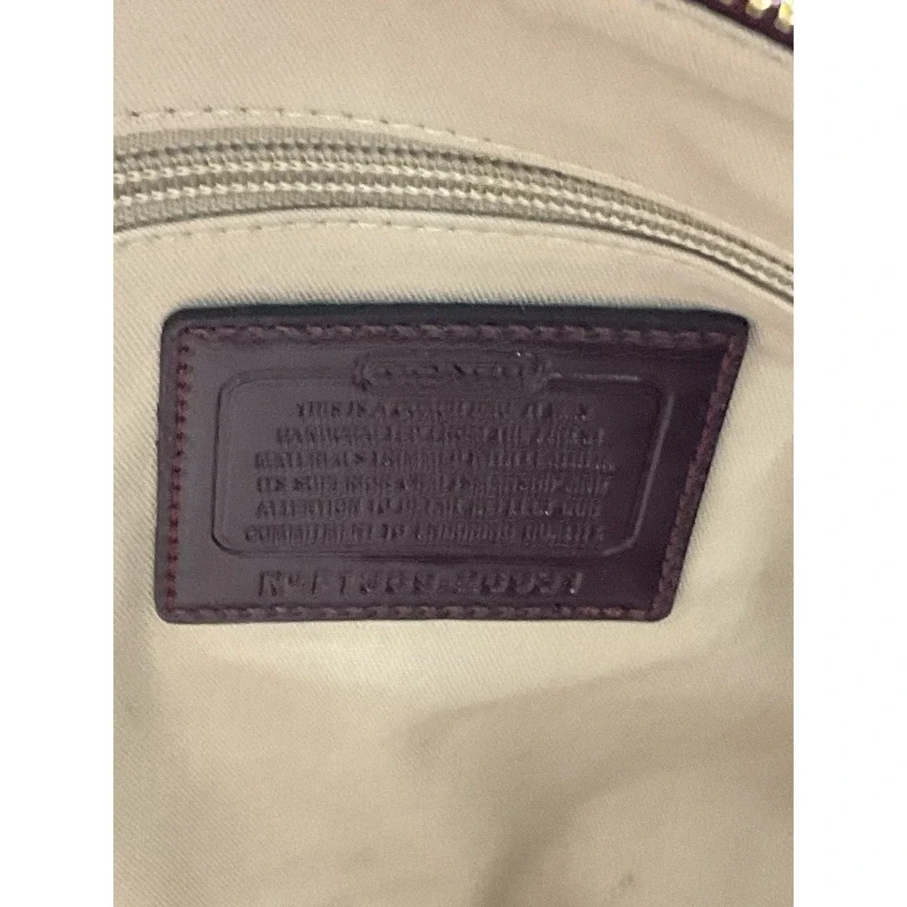 Coach Legacy Haley Satchel Tassel Wine Color Satchel Quiet Luxury Purse